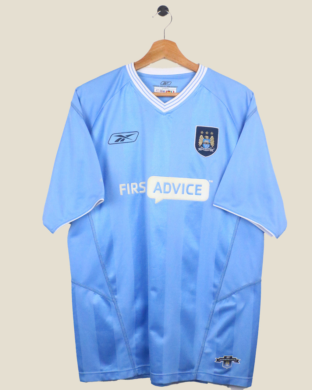 MANCHESTER CITY 2003/04 HOME (L) REEBOK