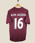 MANCHESTER CITY 2012/13 AGUERO AWAY SHIRT (L) UMBRO