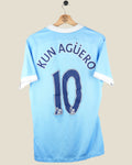 MANCHESTER CITY 2015/16 AGUERO HOME SHIRT (L) NIKE