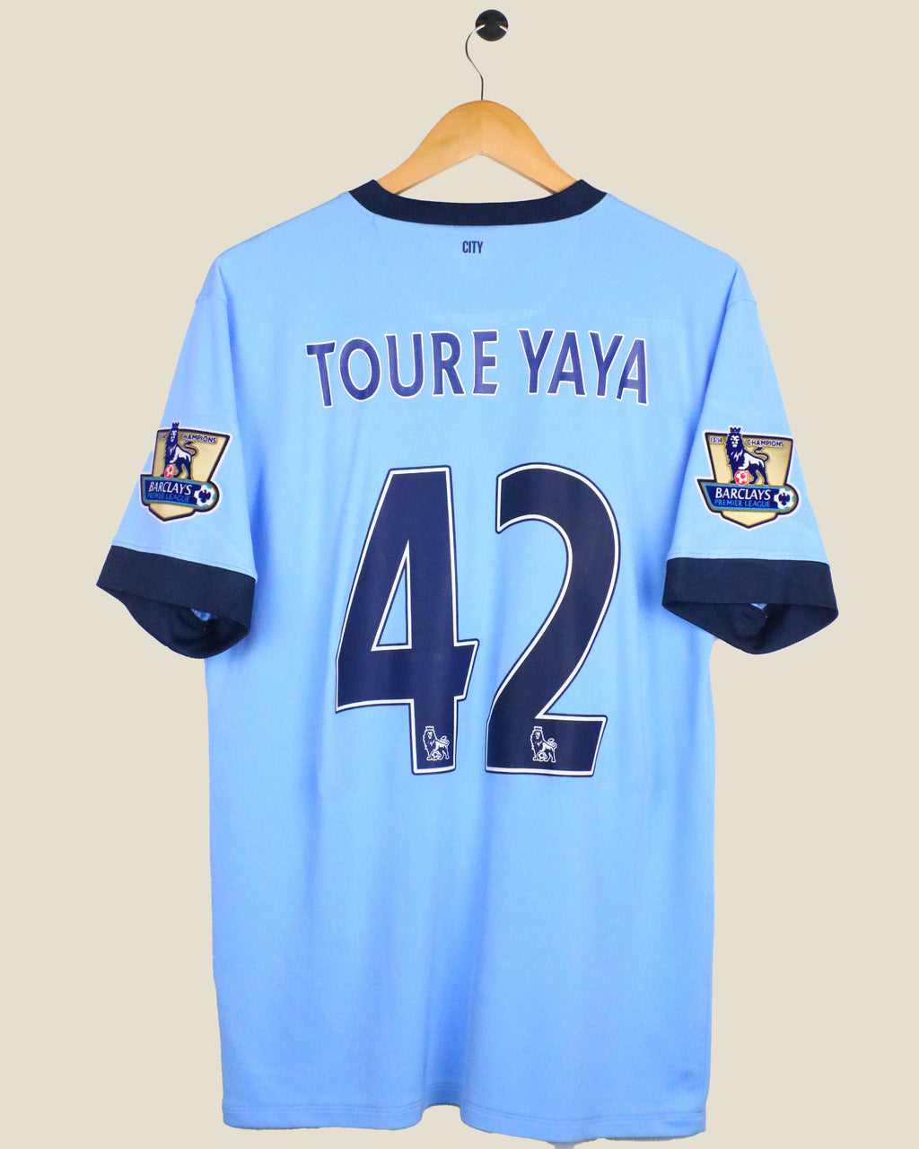 MANCHESTER CITY 2014/15 YAYA TOURE #42 HOME (L) NIKE