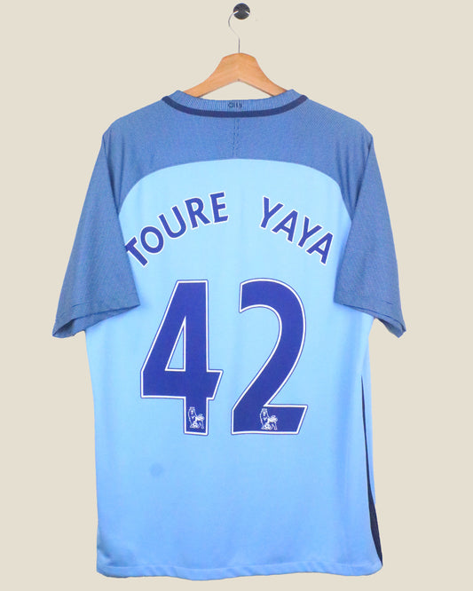 MANCHESTER CITY 2016/17 TOURE YAYA #42 HOME (L) NIKE