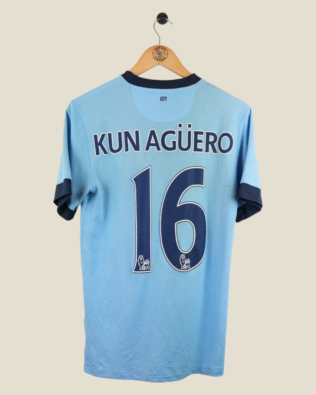 MANCHESTER CITY 2014/15 AGUERO HOME SHIRT (S) NIKE