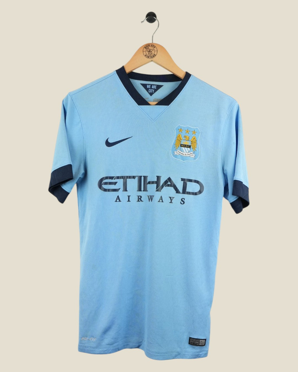 MANCHESTER CITY 2014/15 AGUERO HOME SHIRT (S) NIKE