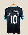 MANCHESTER CITY 2015/16 AGUERO AWAY SHIRT (M) NIKE