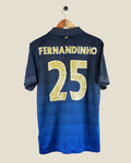 MANCHESTER CITY 2014/15 FERNANDINHO AWAY SHIRT (M) NIKE