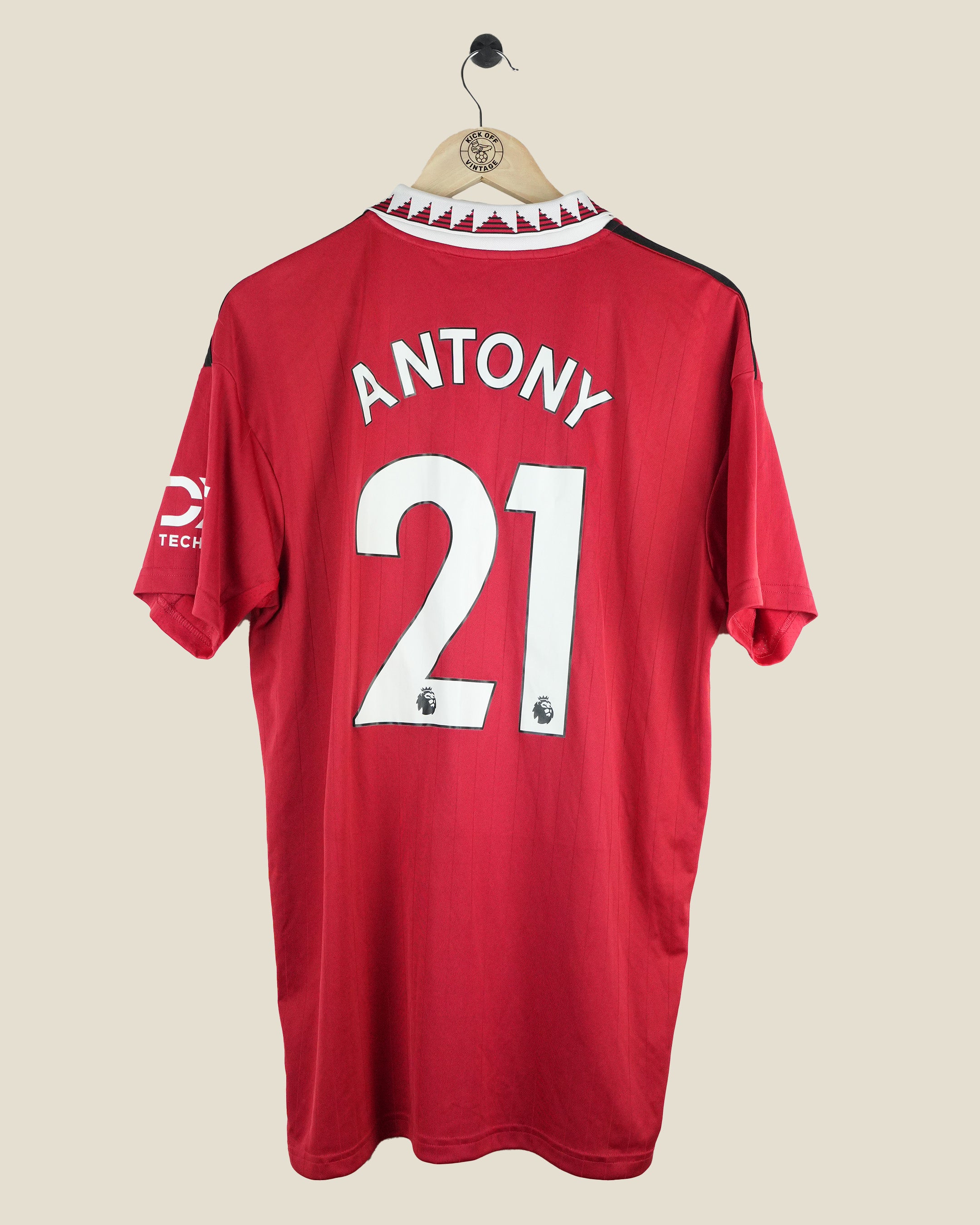 MANCHESTER UNITED 2022/23 ANTONY HOME SHIRT (L) ADIDAS