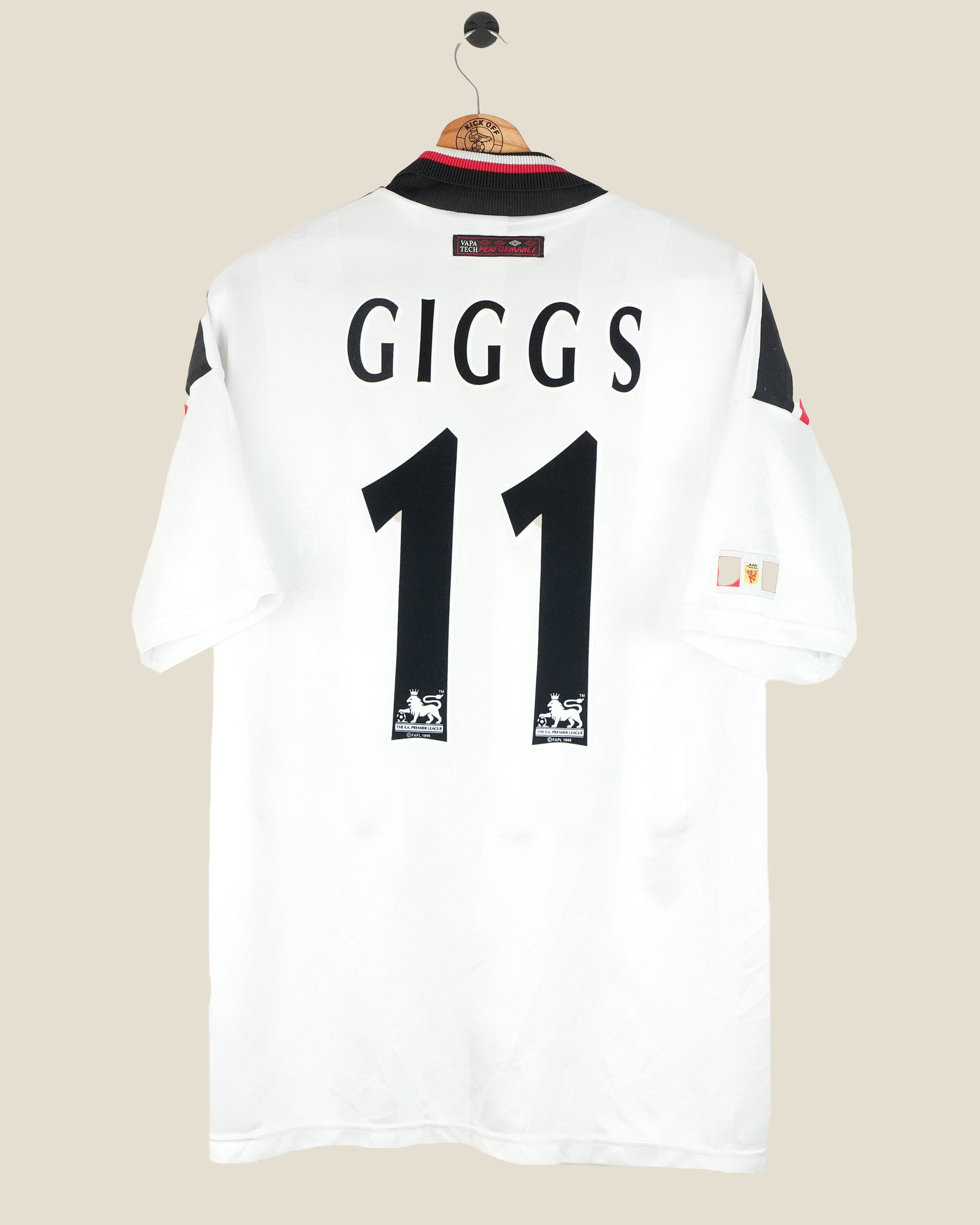 MANCHESTER UNITED 1997/98 GIGGS AWAY SHIRT (XL) UMBRO