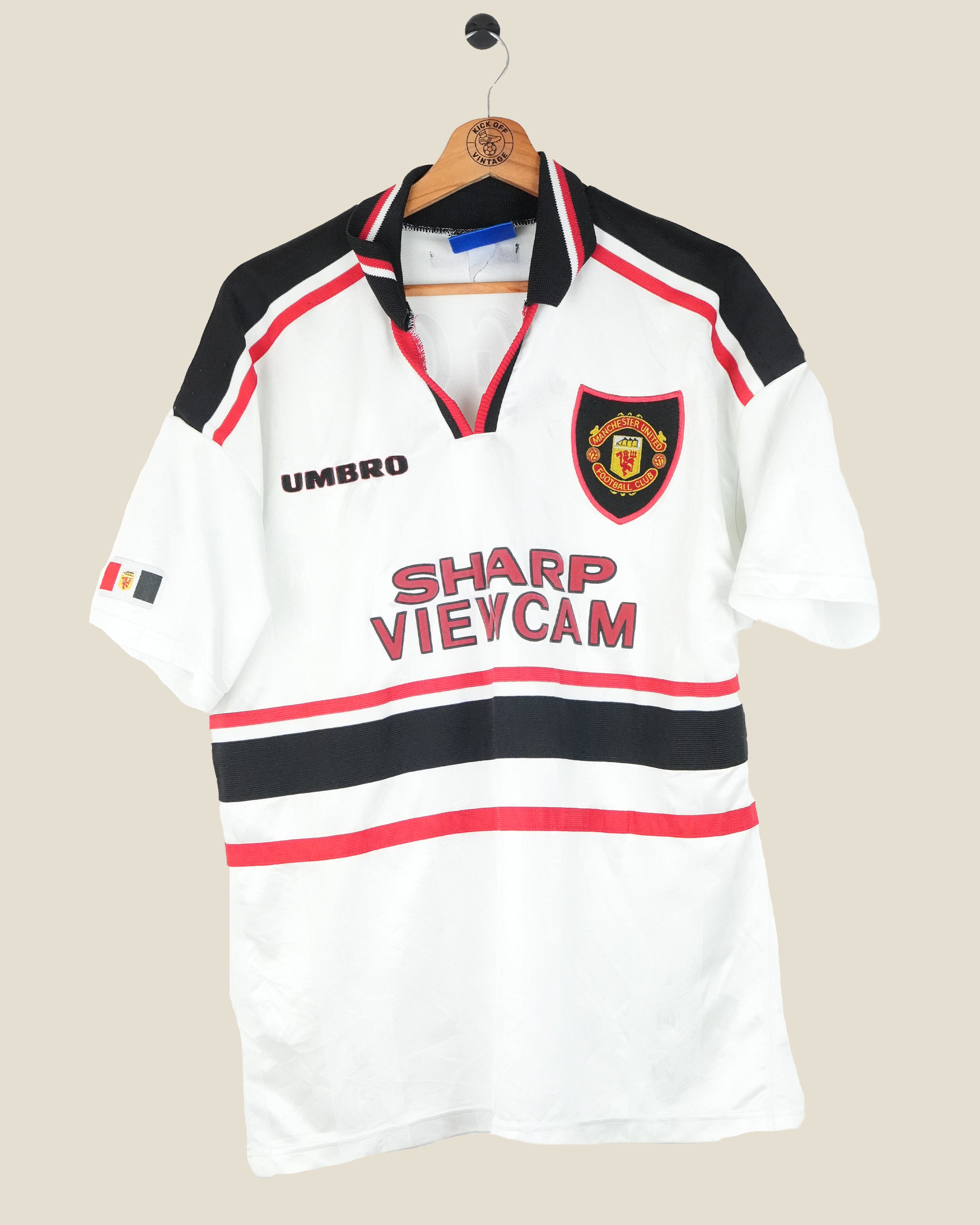 MANCHESTER UNITED 1997/98 GIGGS AWAY SHIRT (XL) UMBRO