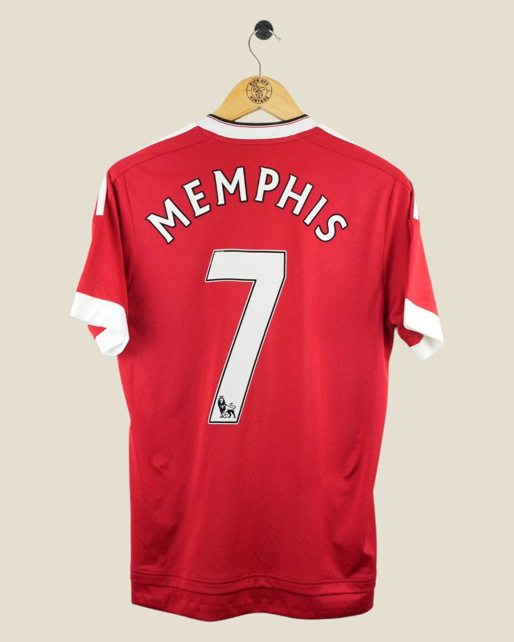 MANCHESTER UNITED 2015/16 MEMPHIS HOME SHIRT (S) ADIDAS