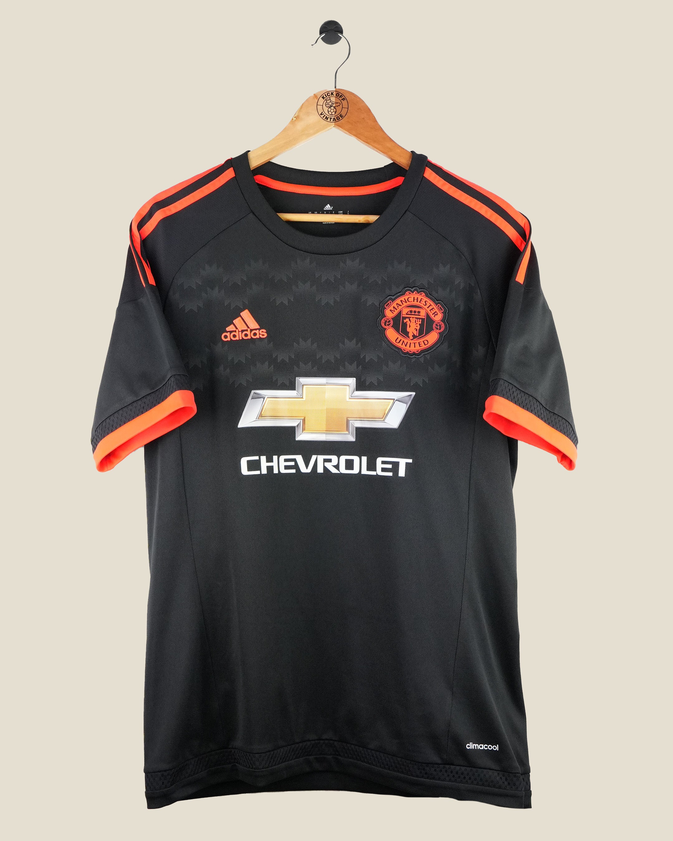 MANCHESTER UNITED 2015/16 DEPAY THIRD SHIRT (M) ADIDAS