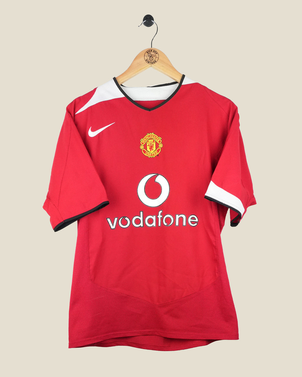 MANCHESTER UNITED 2004/06 VAN NISTELROOY HOME SHIRT (M) NIKE