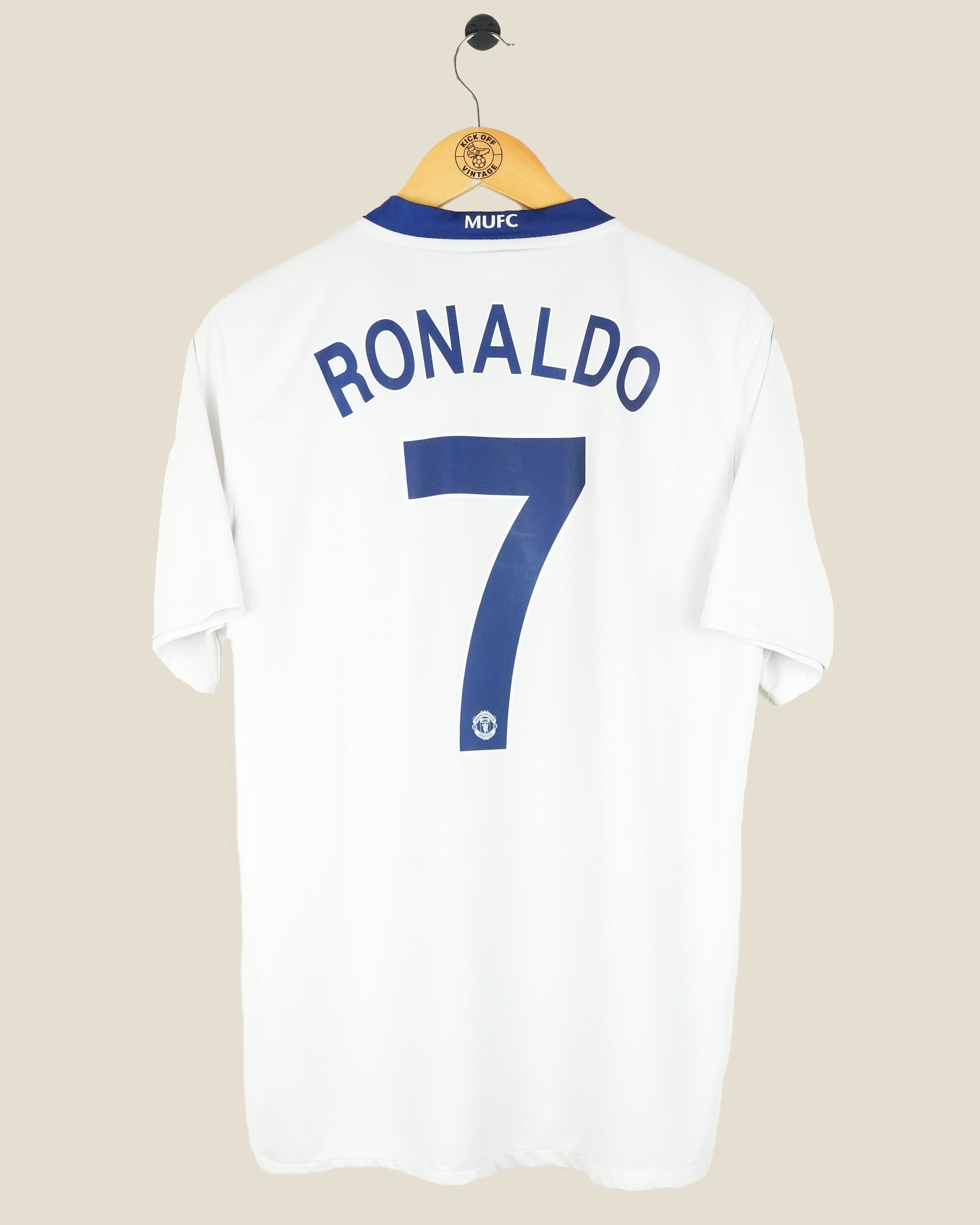 MANCHESTER UNITED 2008/09 RONALDO AWAY SHIRT (L) NIKE