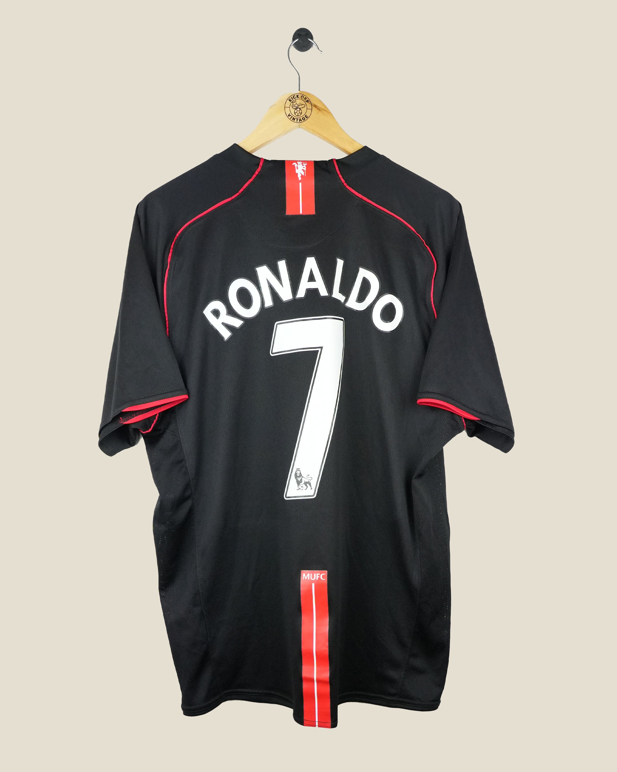 MANCHESTER UNITED 2007/08 RONALDO AWAY SHIRT (XXL) NIKE