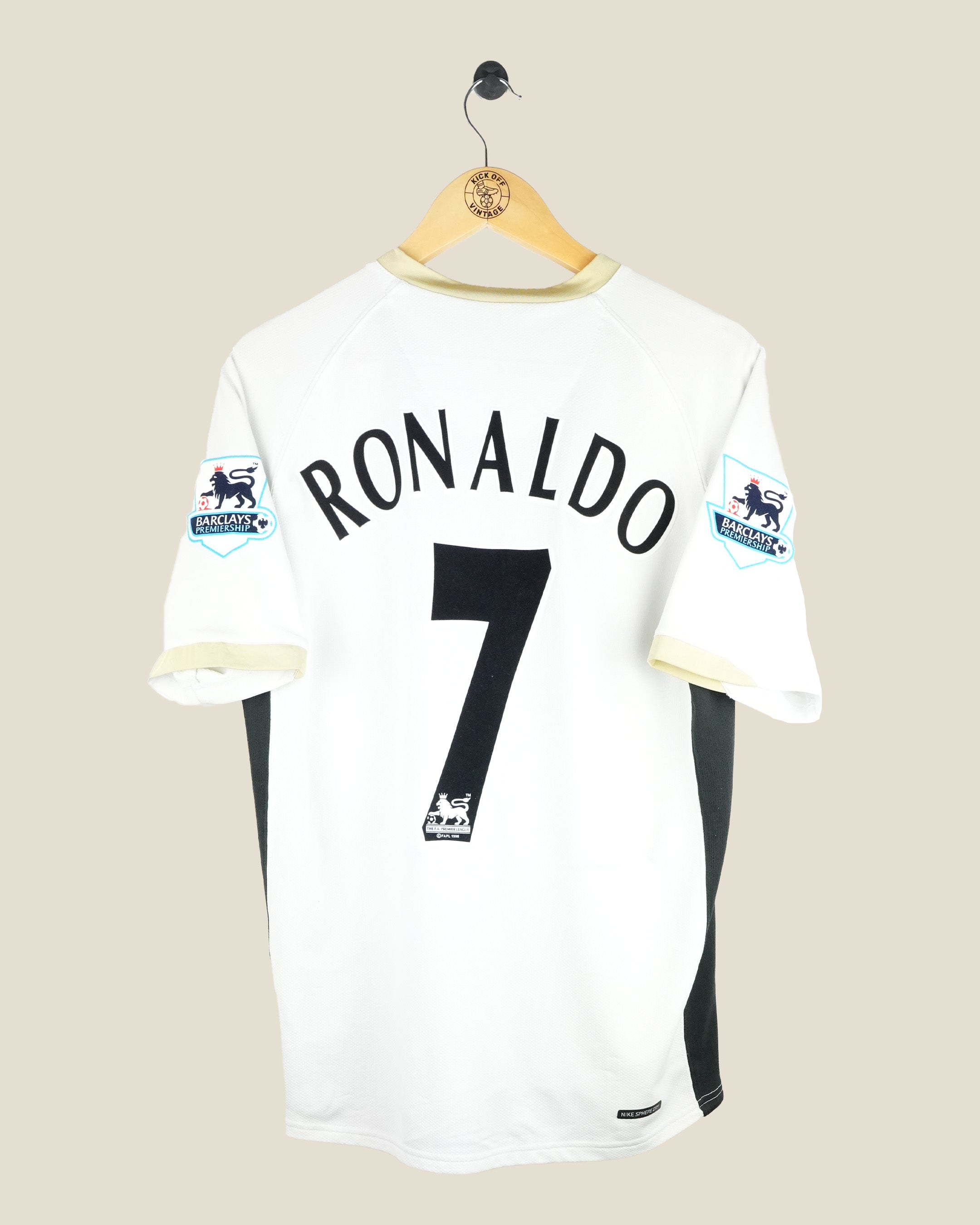 MANCHESTER UNITED 2006/07 RONALDO AWAY SHIRT (M) NIKE