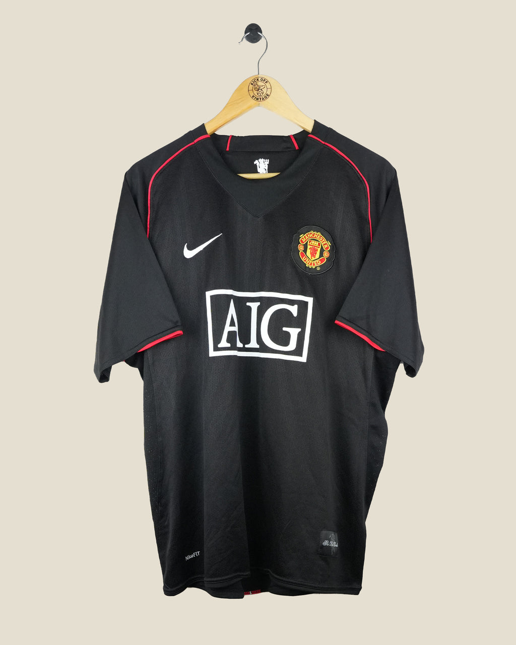 MANCHESTER UNITED 2007/08 RONALDO AWAY SHIRT (XXL) NIKE