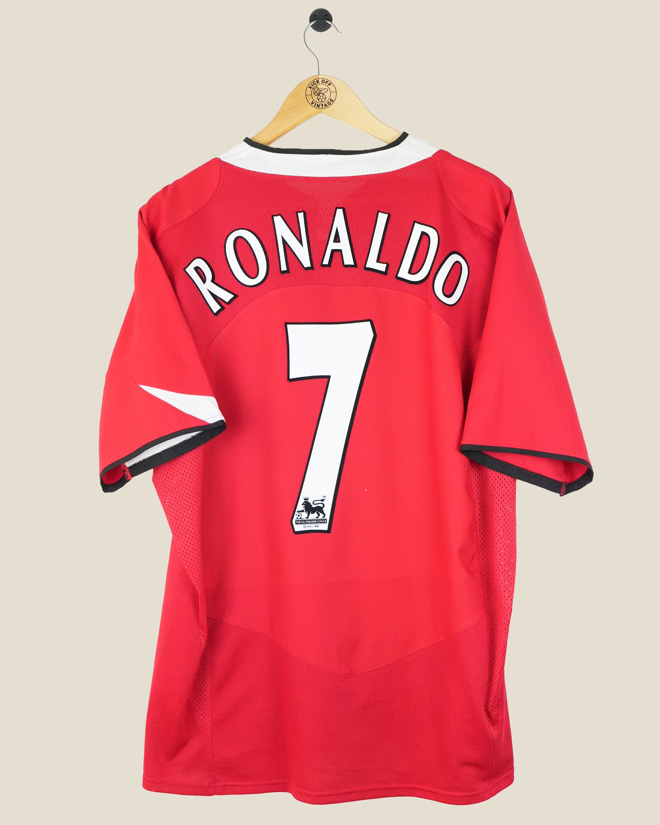 MANCHESTER UNITED 2004/06 RONALDO HOME SHIRT (XL) NIKE