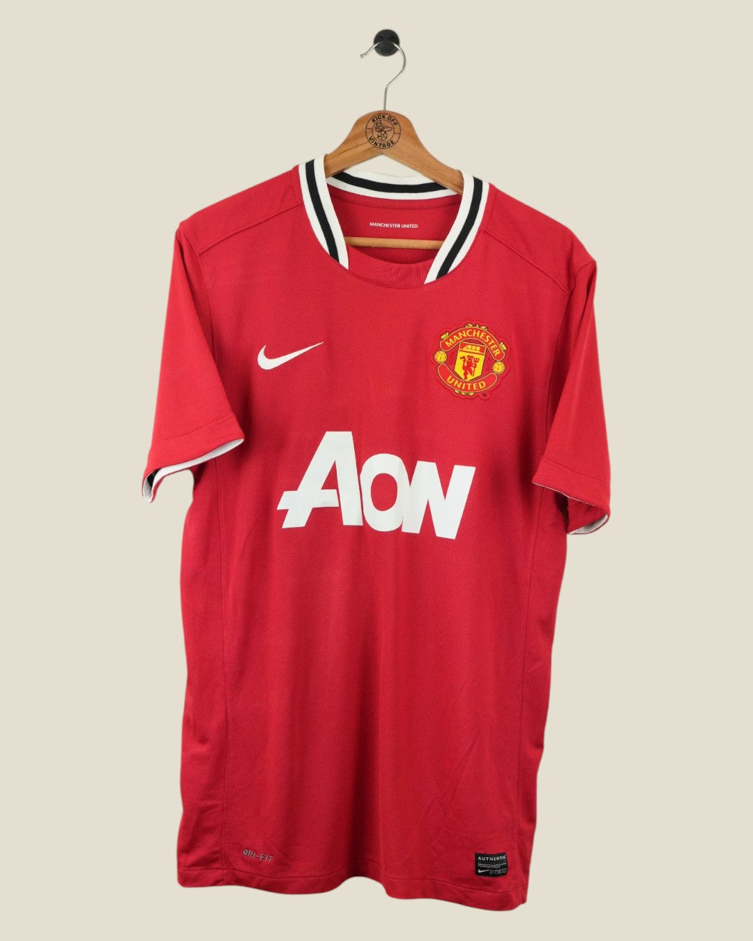 MANCHESTER UNITED 2010/11 ROONEY HOME SHIRT (M) NIKE