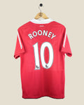 MANCHESTER UNITED 2010/11 ROONEY HOME SHIRT (M) NIKE