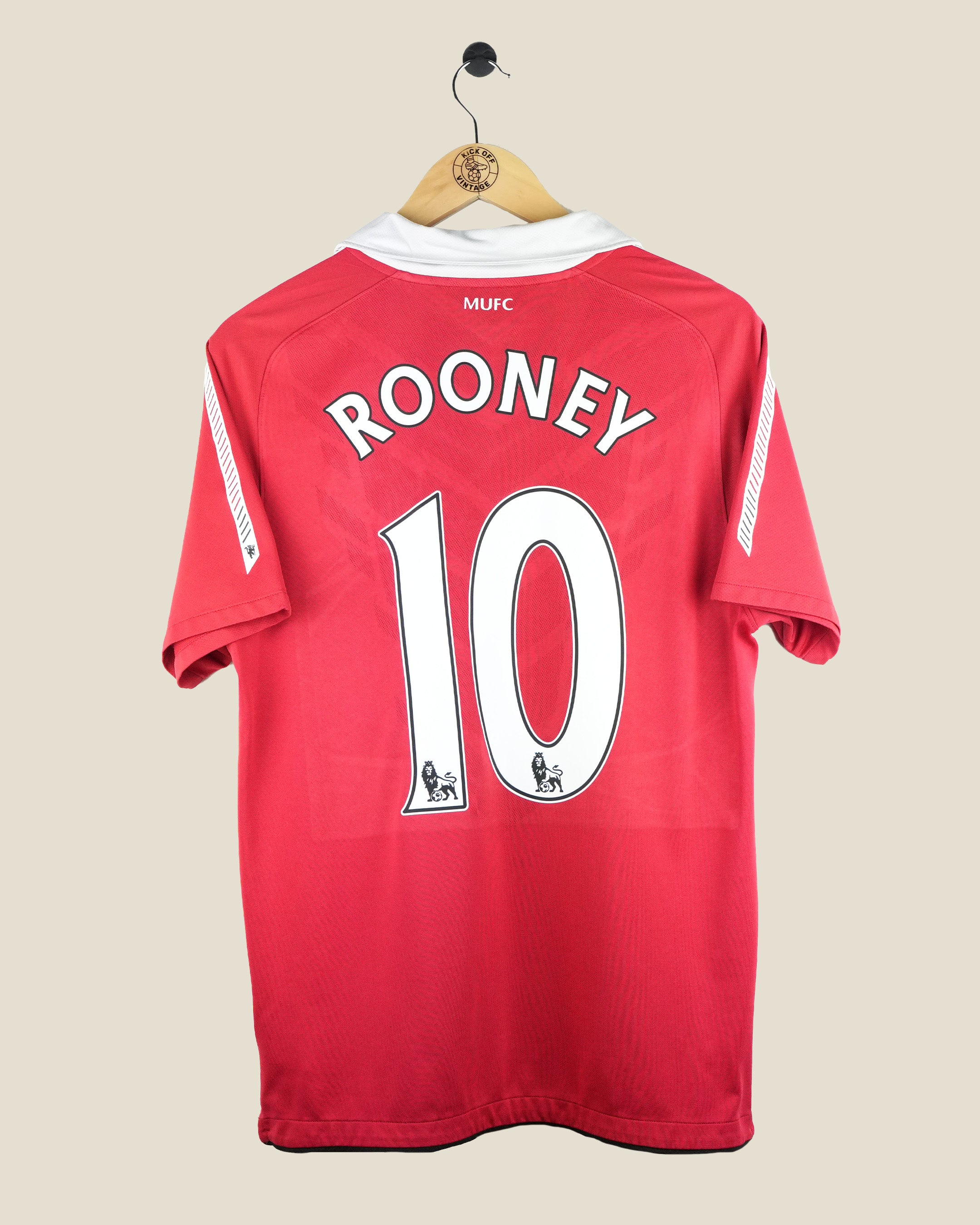 MANCHESTER UNITED 2010/11 ROONEY HOME SHIRT (M) NIKE
