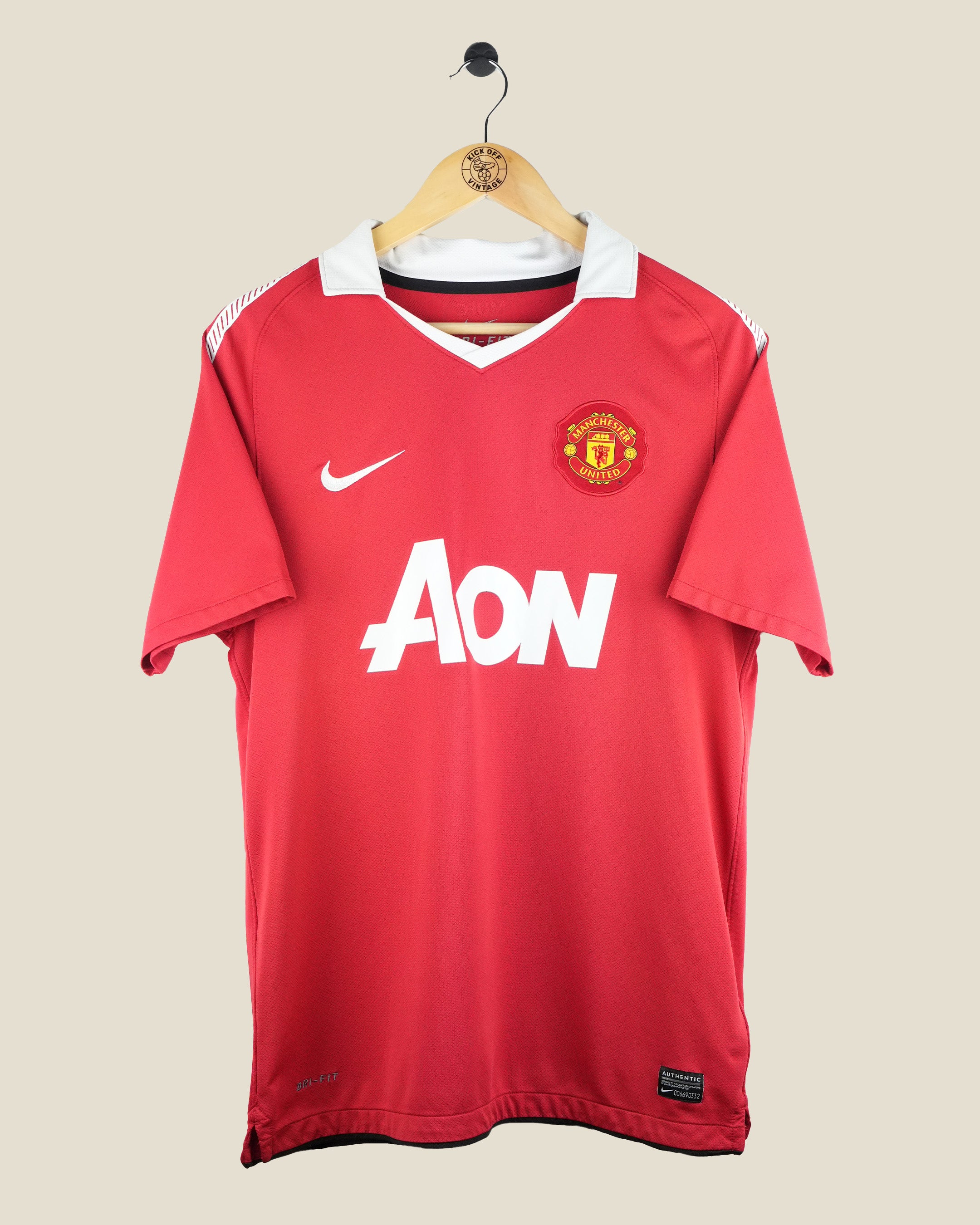MANCHESTER UNITED 2010/11 ROONEY HOME SHIRT (M) NIKE