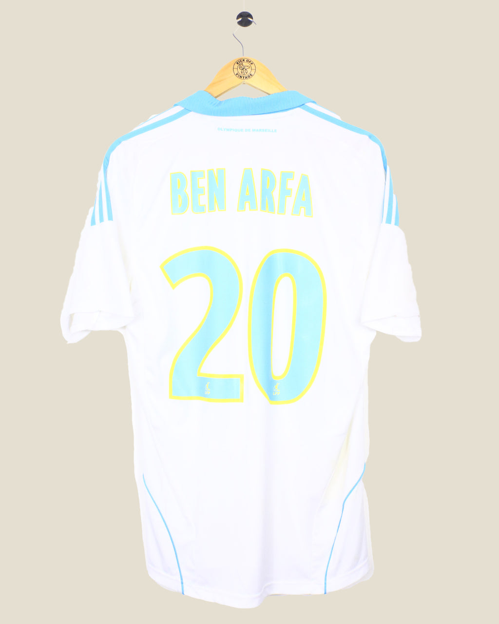 MARSEILLE 2008/09 BEN ARFA HOME V2 SHIRT (M) ADIDAS