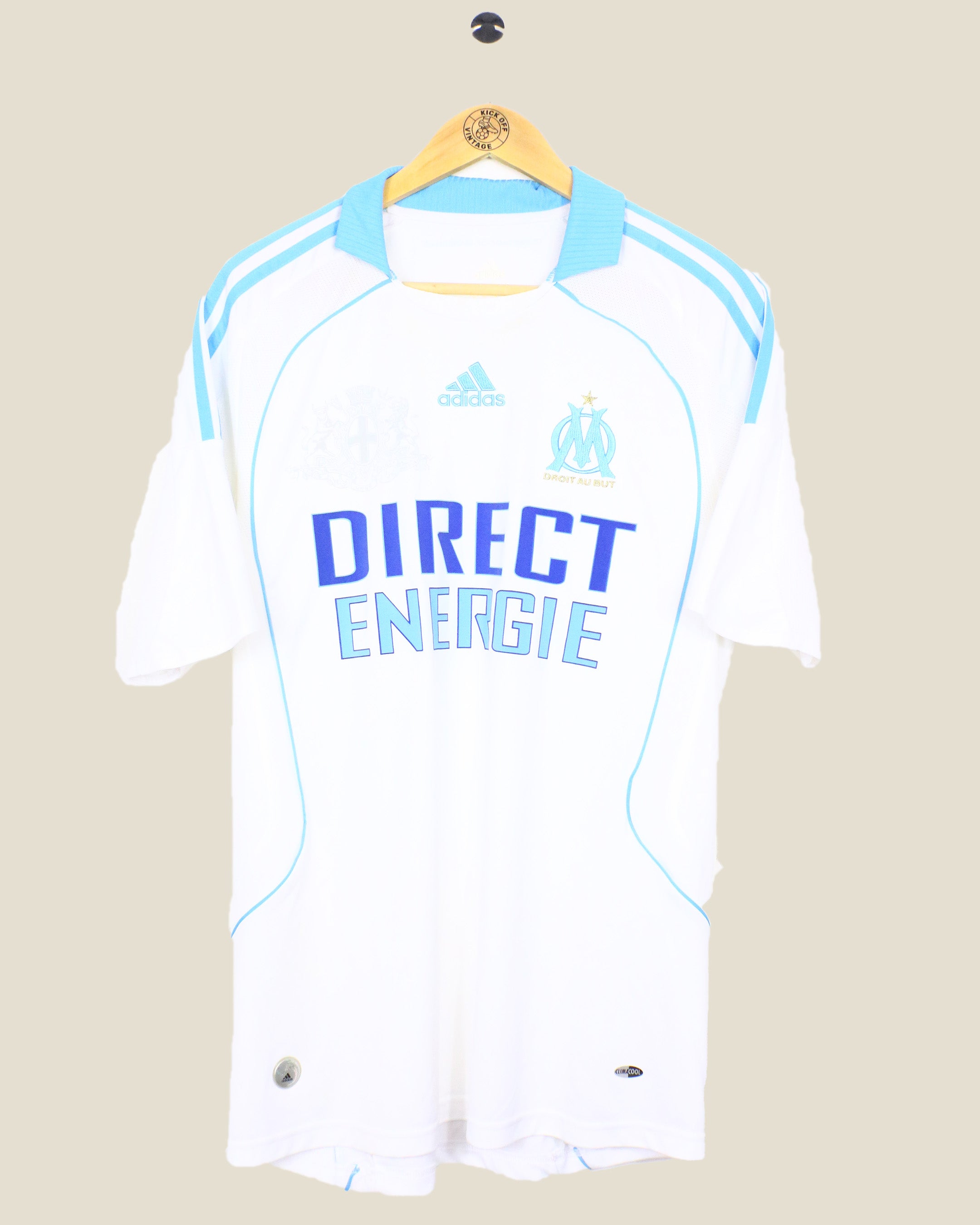 MARSEILLE 2008/09 BEN ARFA HOME V2 SHIRT (M) ADIDAS