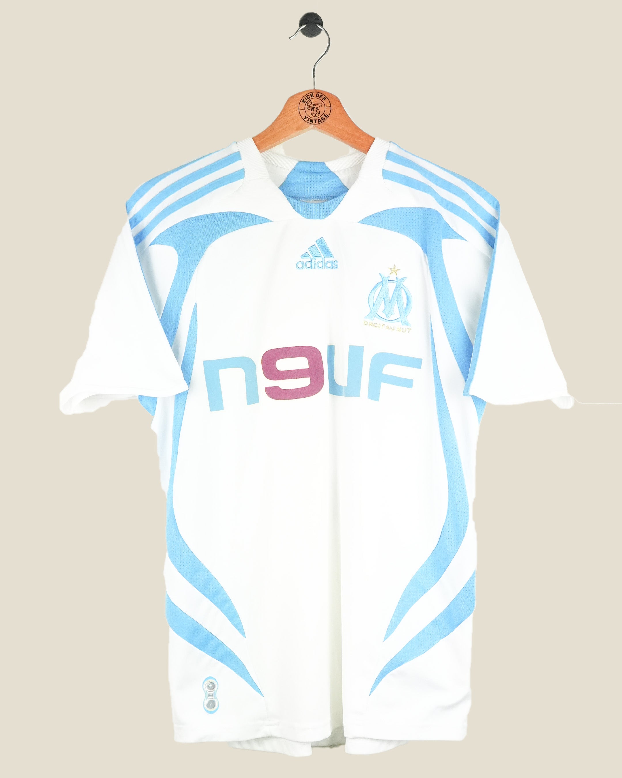 OLYMPIQUE MARSEILLE 2007/08 CISSE HOME SHIRT (S) ADIDAS