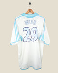 OLYMPIQUE MARSEILLE 2000/01 WEAH HOME SHIRT (XL) ADIDAS