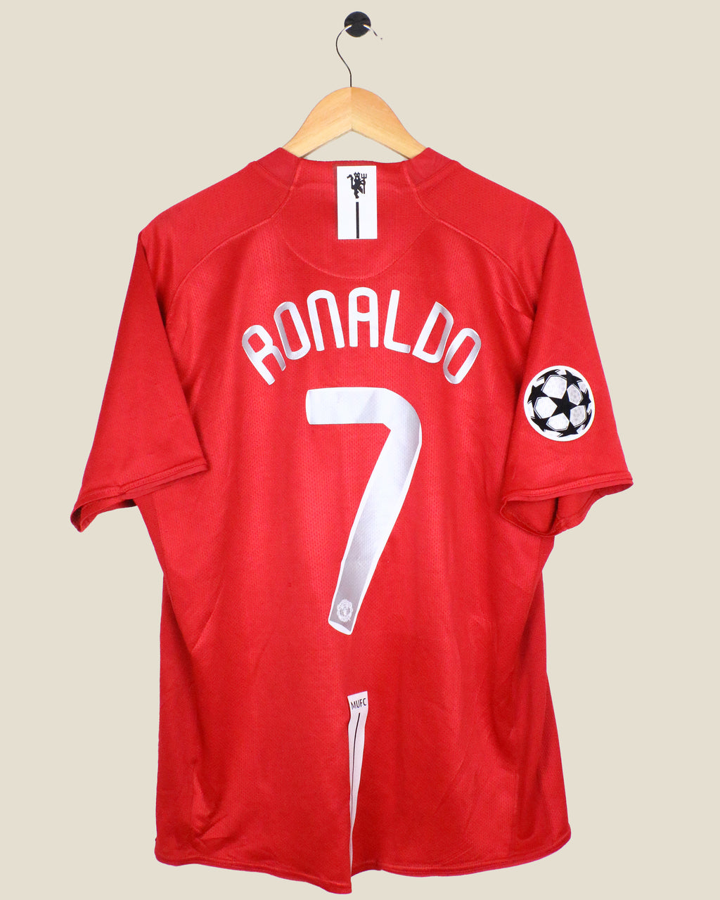 MANCHESTER UNITED 2007/09 RONALDO UCL HOME (XL) NIKE