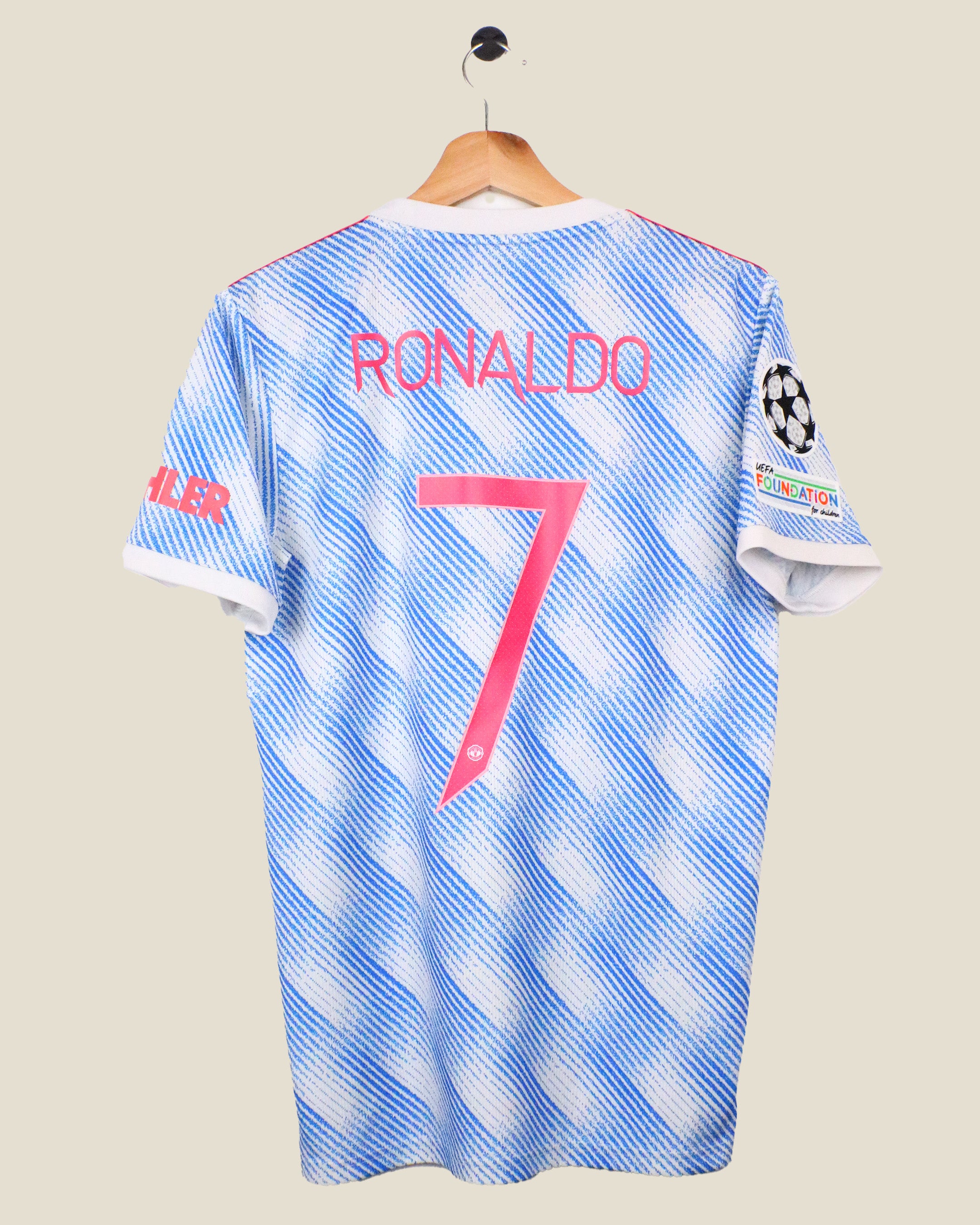 MANCHESTER UNITED 2021/22 RONALDO #7 UCL AWAY (S) ADIDAS