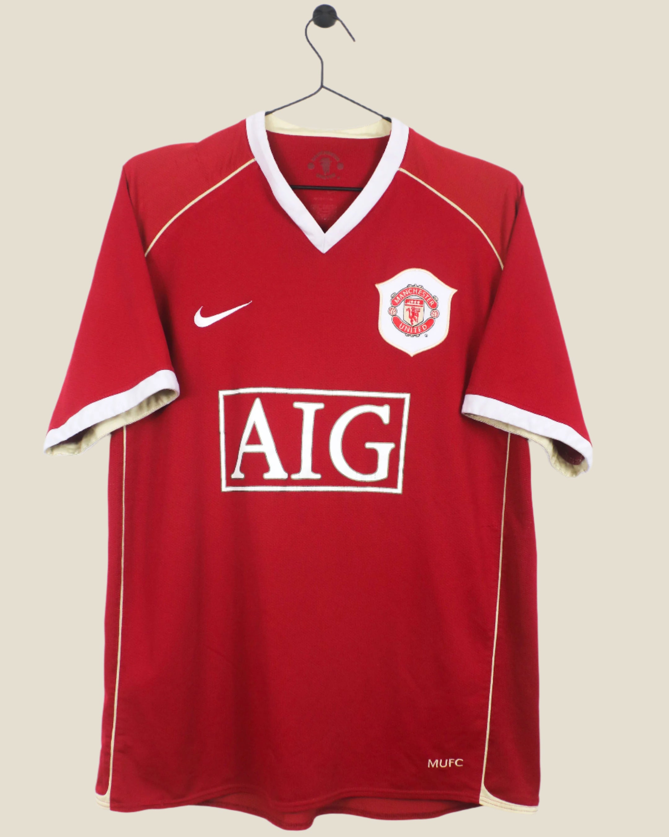 MANCHESTER UNITED 2006/07 RONALDO #7 HOME SHIRT (M) NIKE