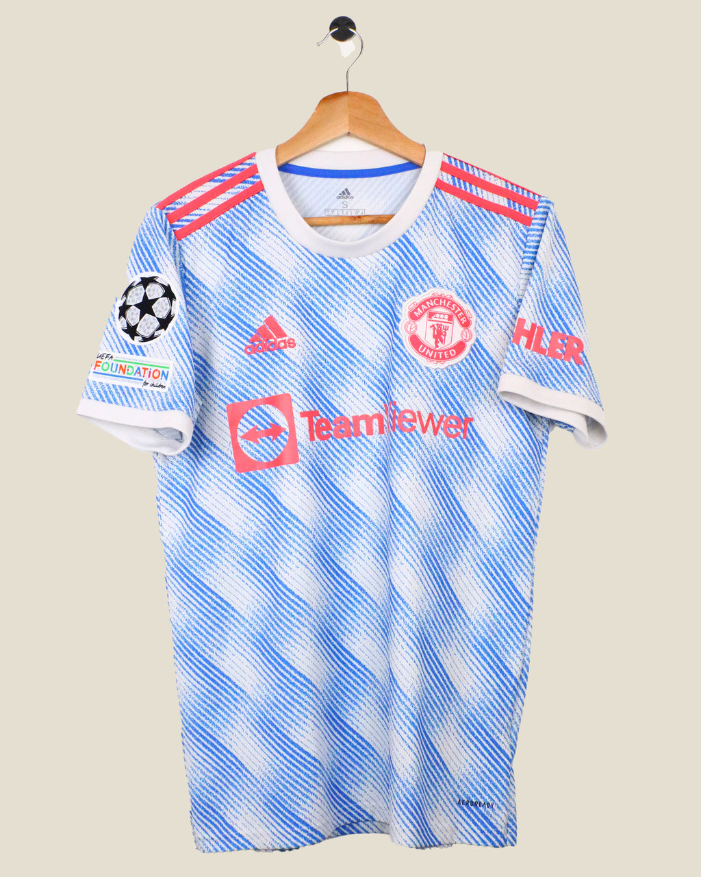 MANCHESTER UNITED 2021/22 RONALDO #7 UCL AWAY (S) ADIDAS