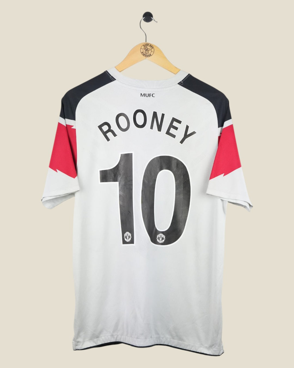 MANCHESTER UNITED 2010/11 ROONEY AWAY SHIRT (M) NIKE