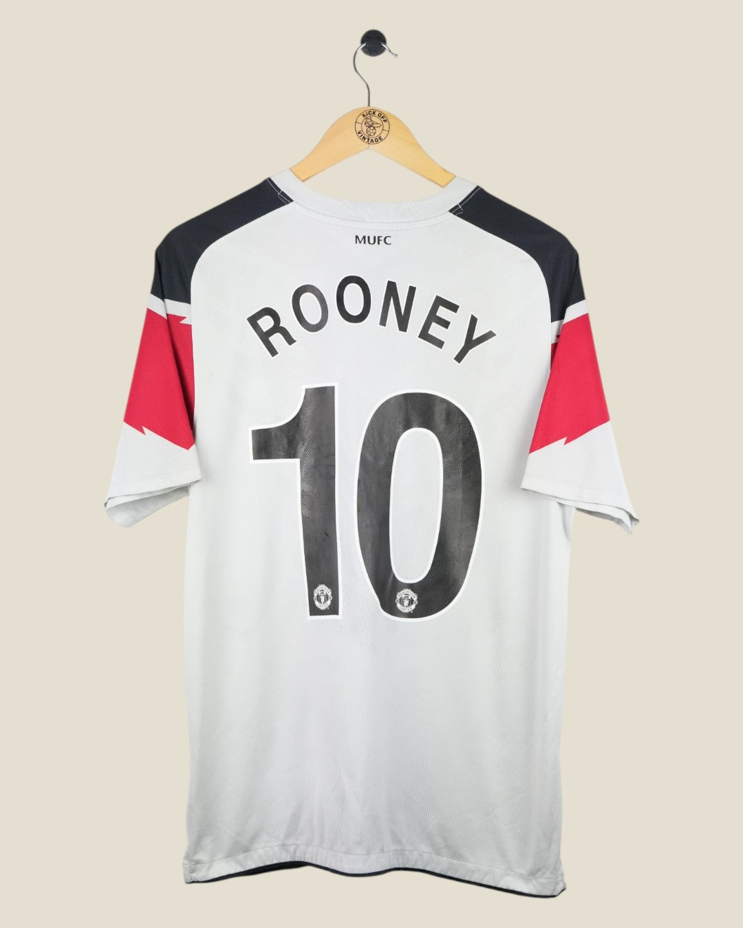MANCHESTER UNITED 2010/11 ROONEY AWAY SHIRT (M) NIKE