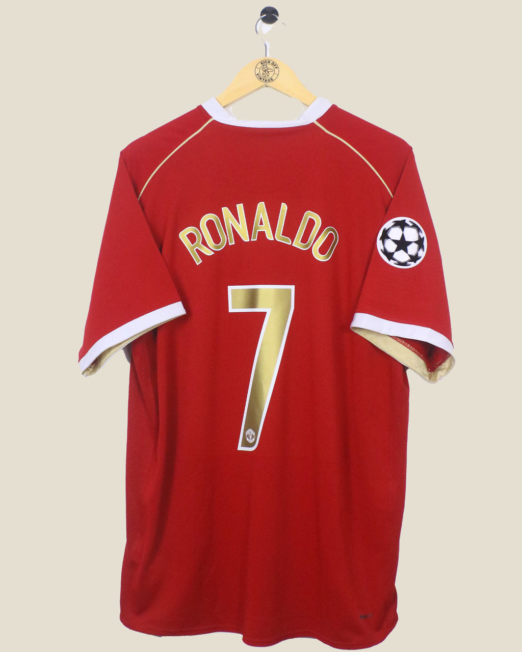 MANCHESTER UNITED 2006/07 RONALDO UCL HOME (XL) NIKE