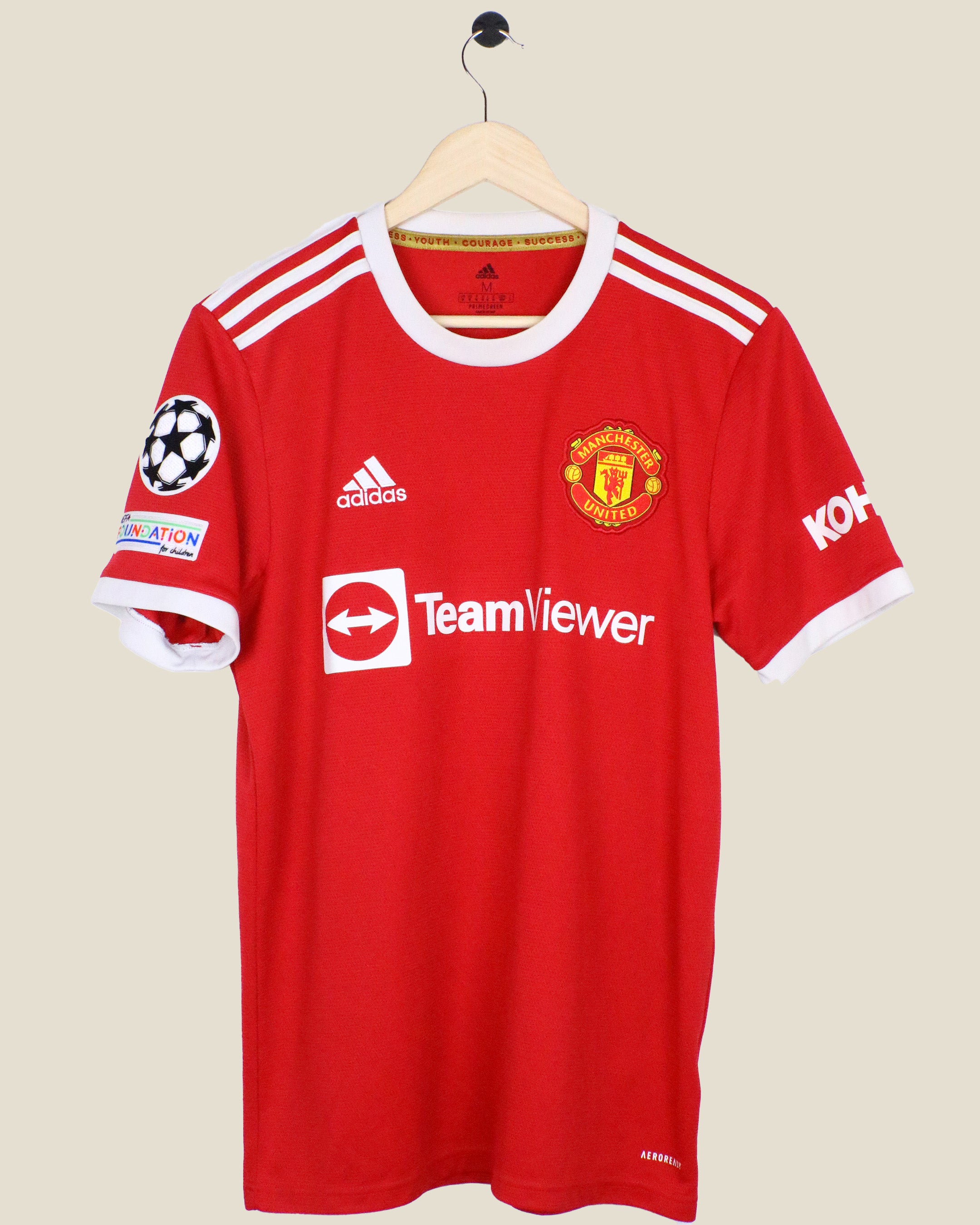 MANCHESTER UNITED 2021/22 RONALDO UCL HOME (M) ADIDAS