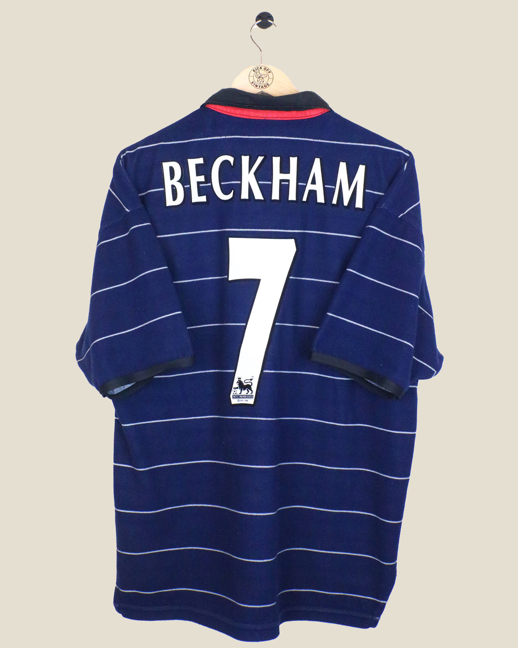 MANCHESTER UNITED 1999/00 BECKHAM AWAY (L) UMBRO