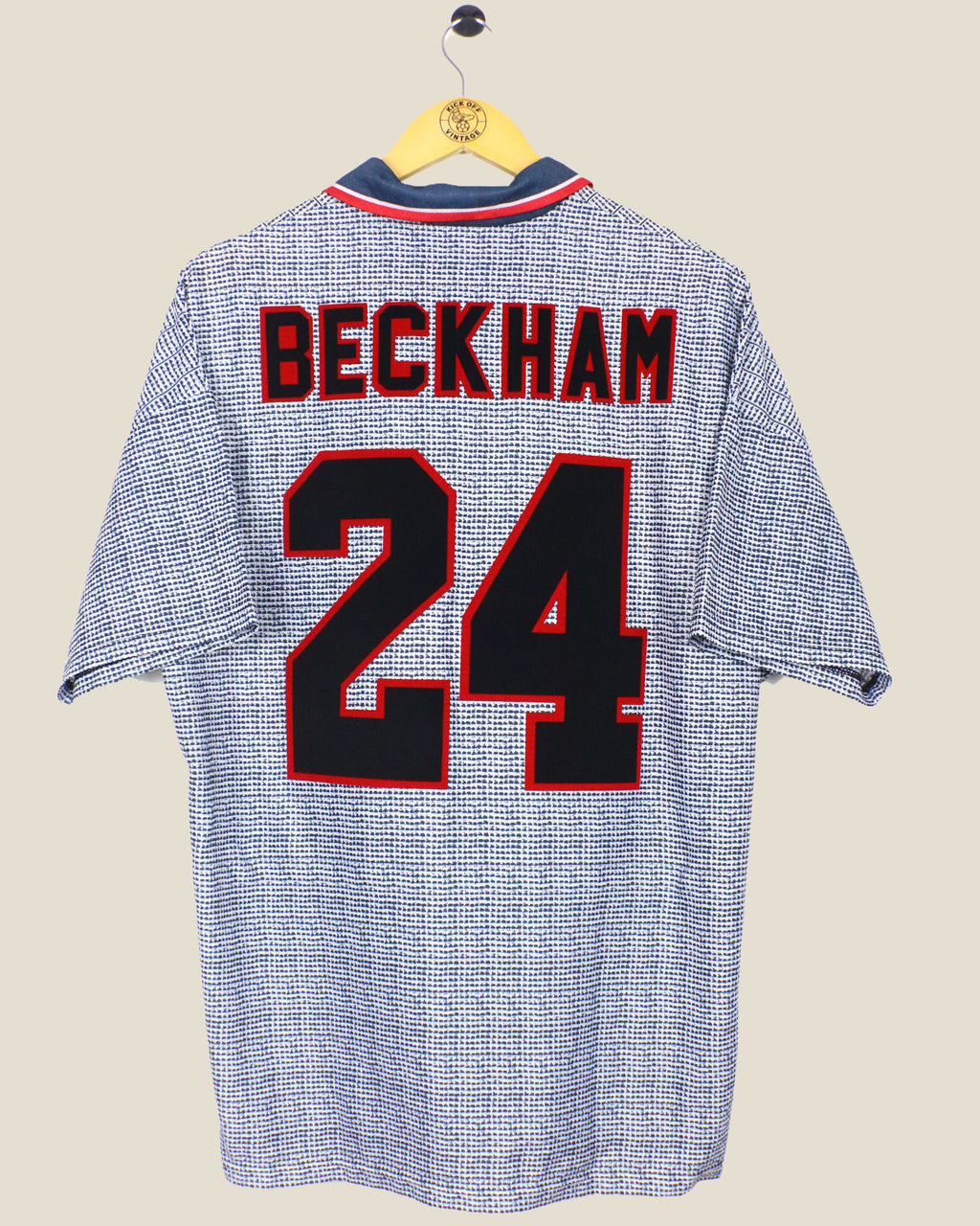 MANCHESTER UNITED 1995/96 BECKHAM AWAY SHIRT (L) UMBRO