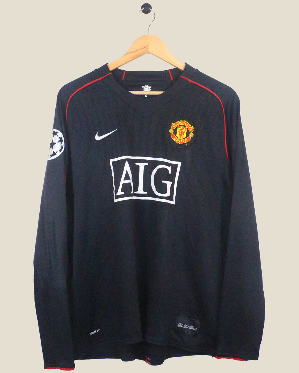 MANCHESTER UNITED 2008/09 RONALDO #7 UCL AWAY (M) NIKE