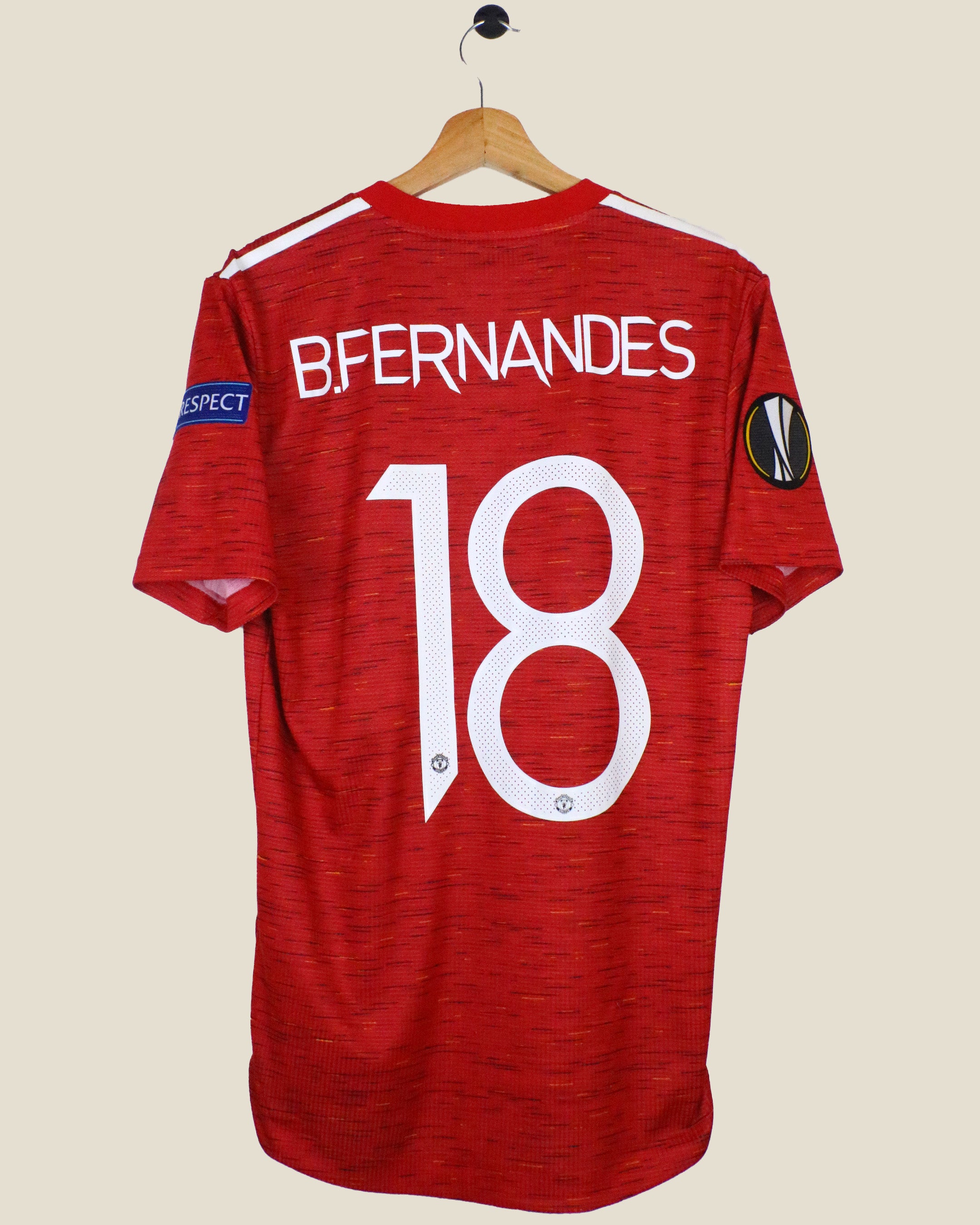 MANCHESTER UNITED 2020/21 BRUNO #18 UEL FINAL HOME (S) ADIDAS