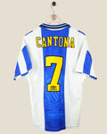 MANCHESTER UNITED 1994/96 CANTONA THIRD SHIRT (M) UMBRO