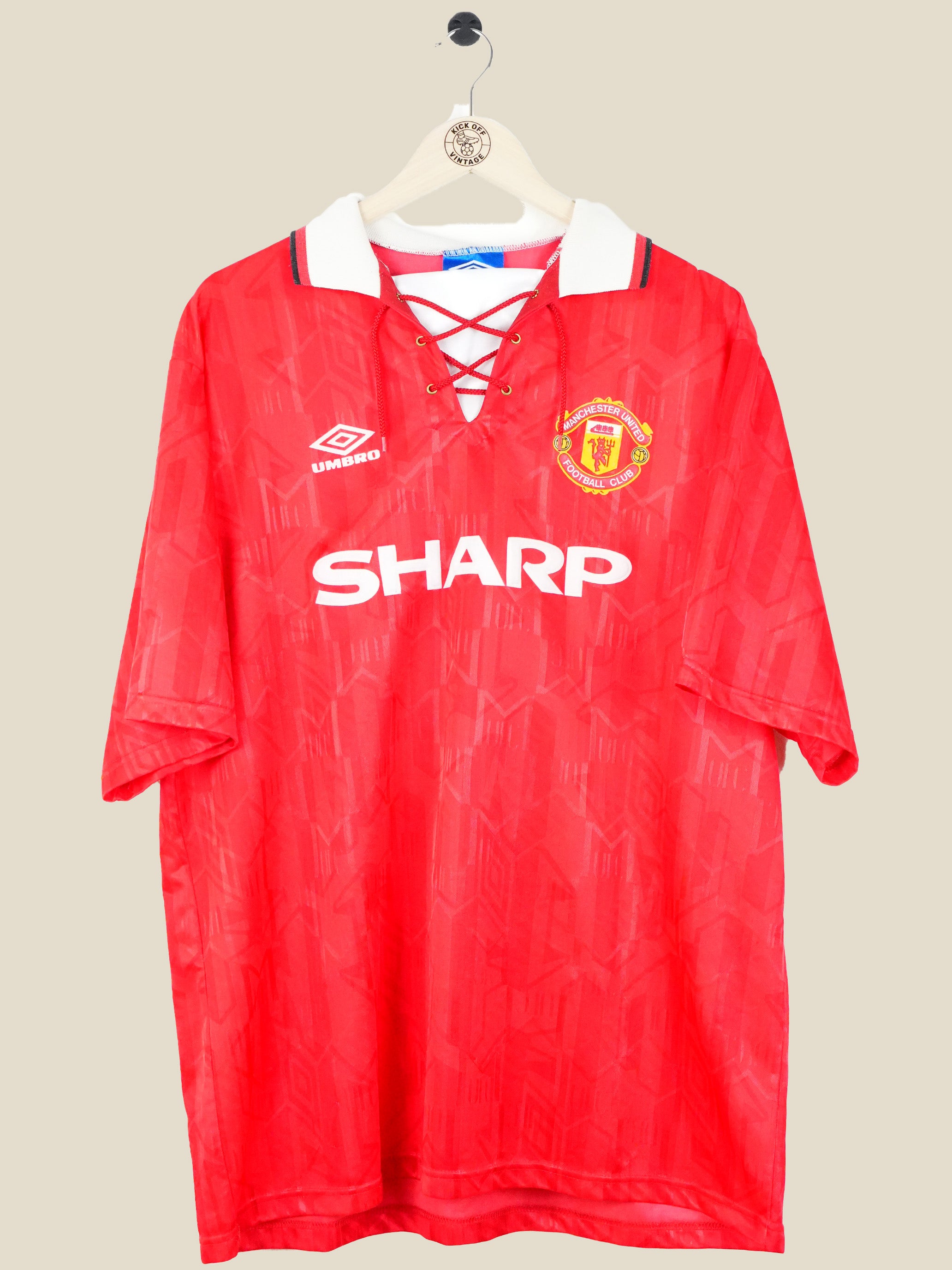 MANCHESTER UNITED 1992/94 CANTONA HOME (XXL) UMBRO