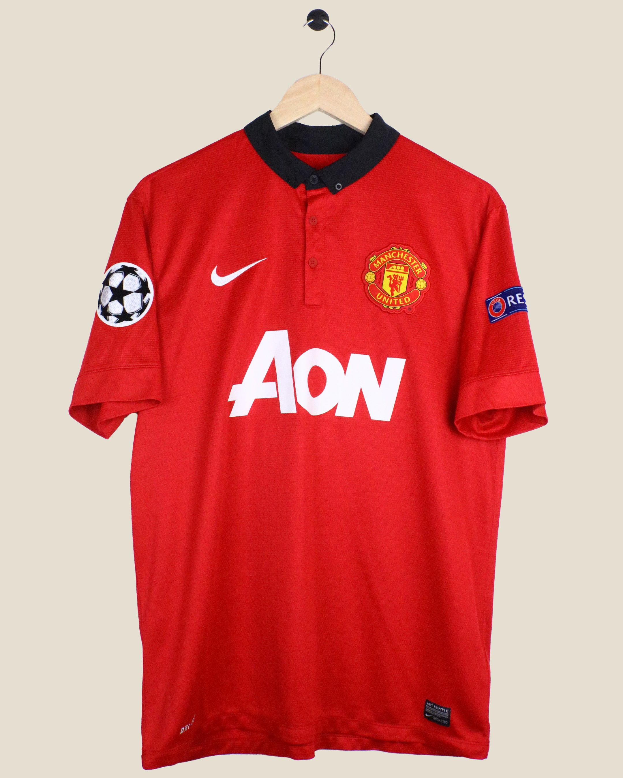 MANCHESTER UNITED 2013/14 CHICHARITO #14 UCL HOME (L) NIKE