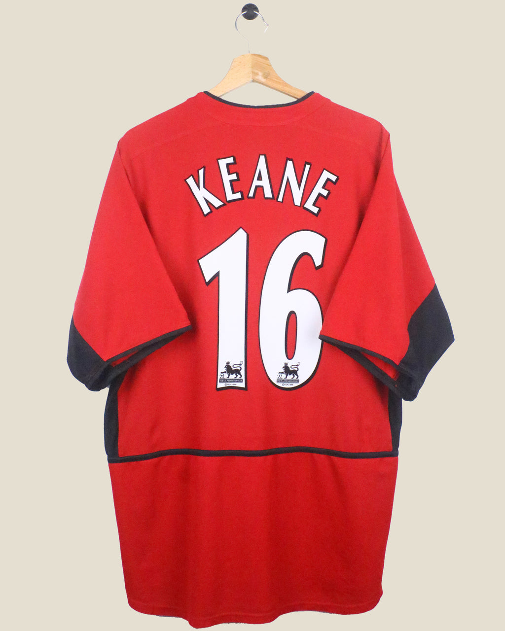 MANCHESTER UNITED 2002/04 KEANE #16 HOME (XL) NIKE