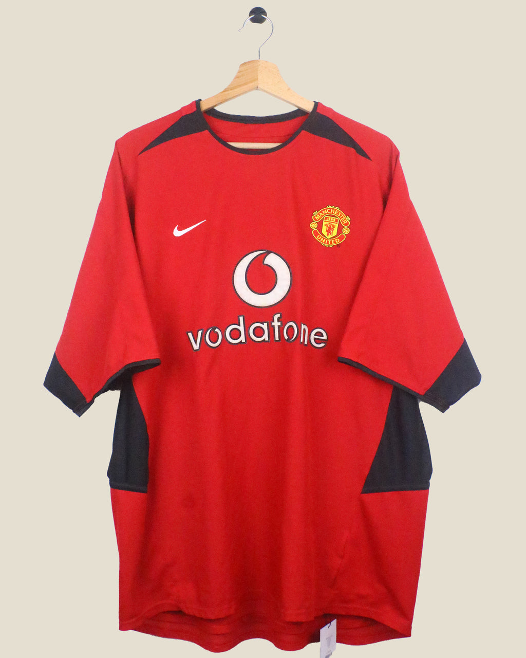 MANCHESTER UNITED 2002/04 KEANE #16 HOME (XL) NIKE