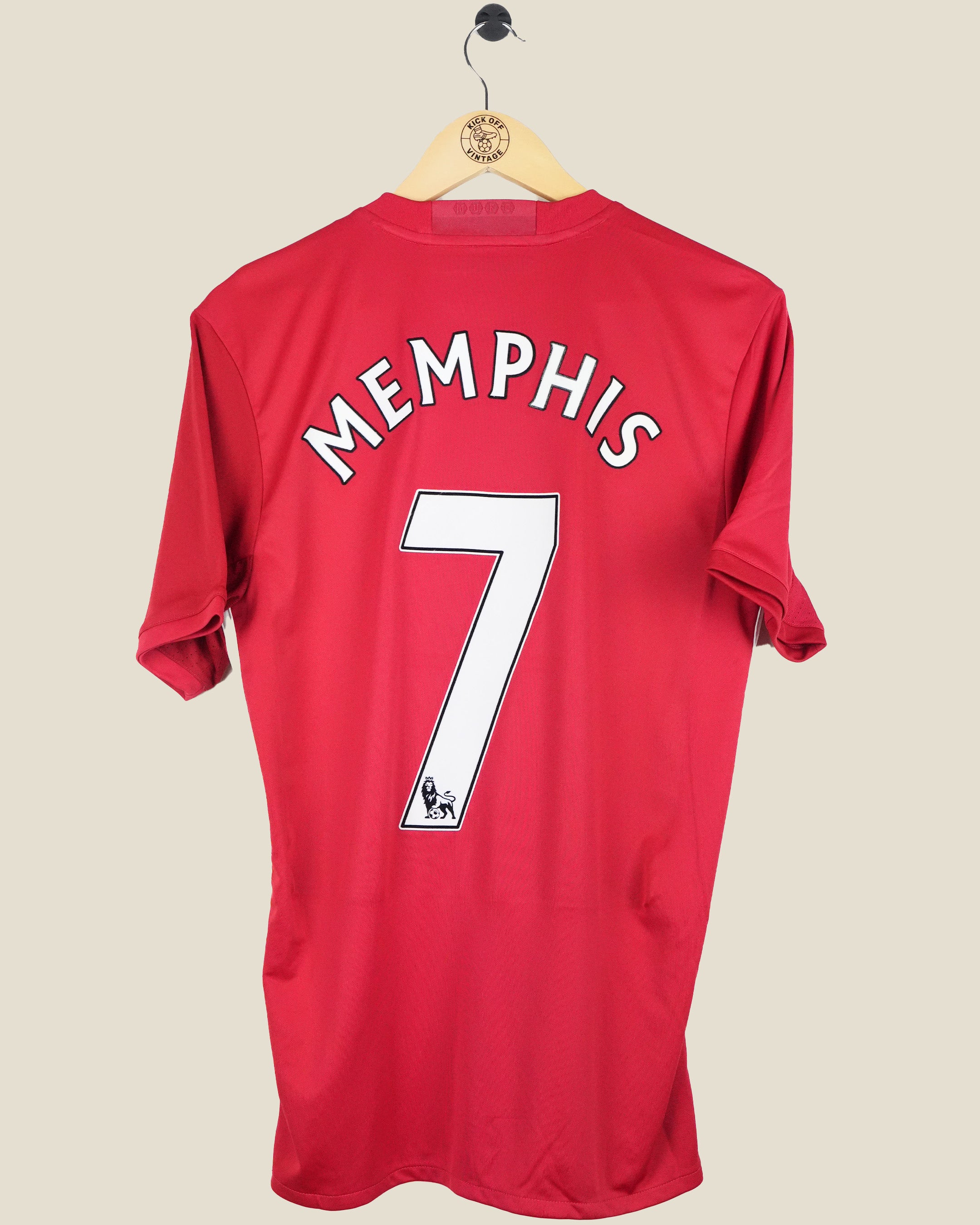MANCHESTER UNITED 2016/17 MEMPHIS HOME SHIRT (M) ADIDAS