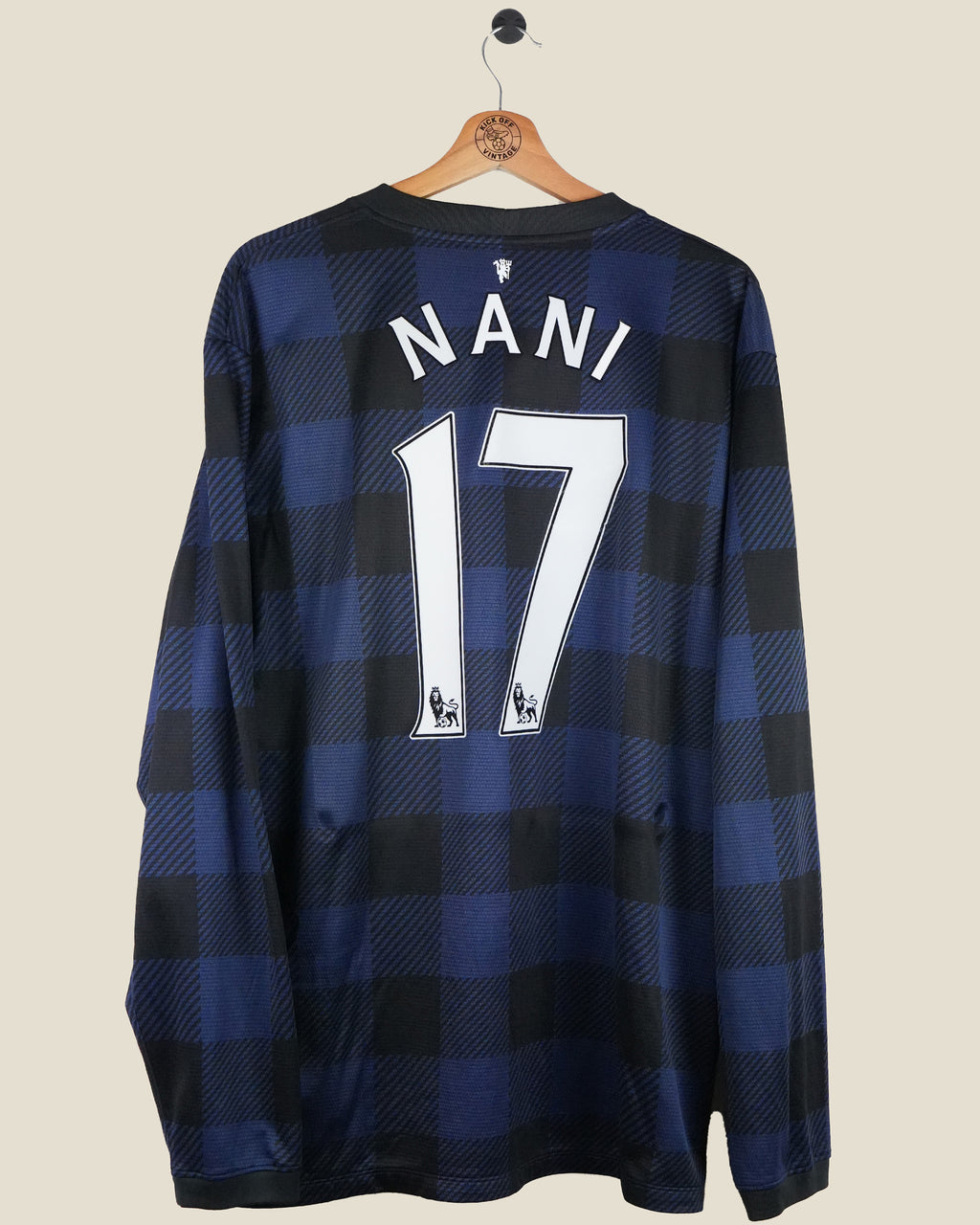 MANCHESTER UNITED 2013/14 NANI AWAY SHIRT L/S (XL) NIKE