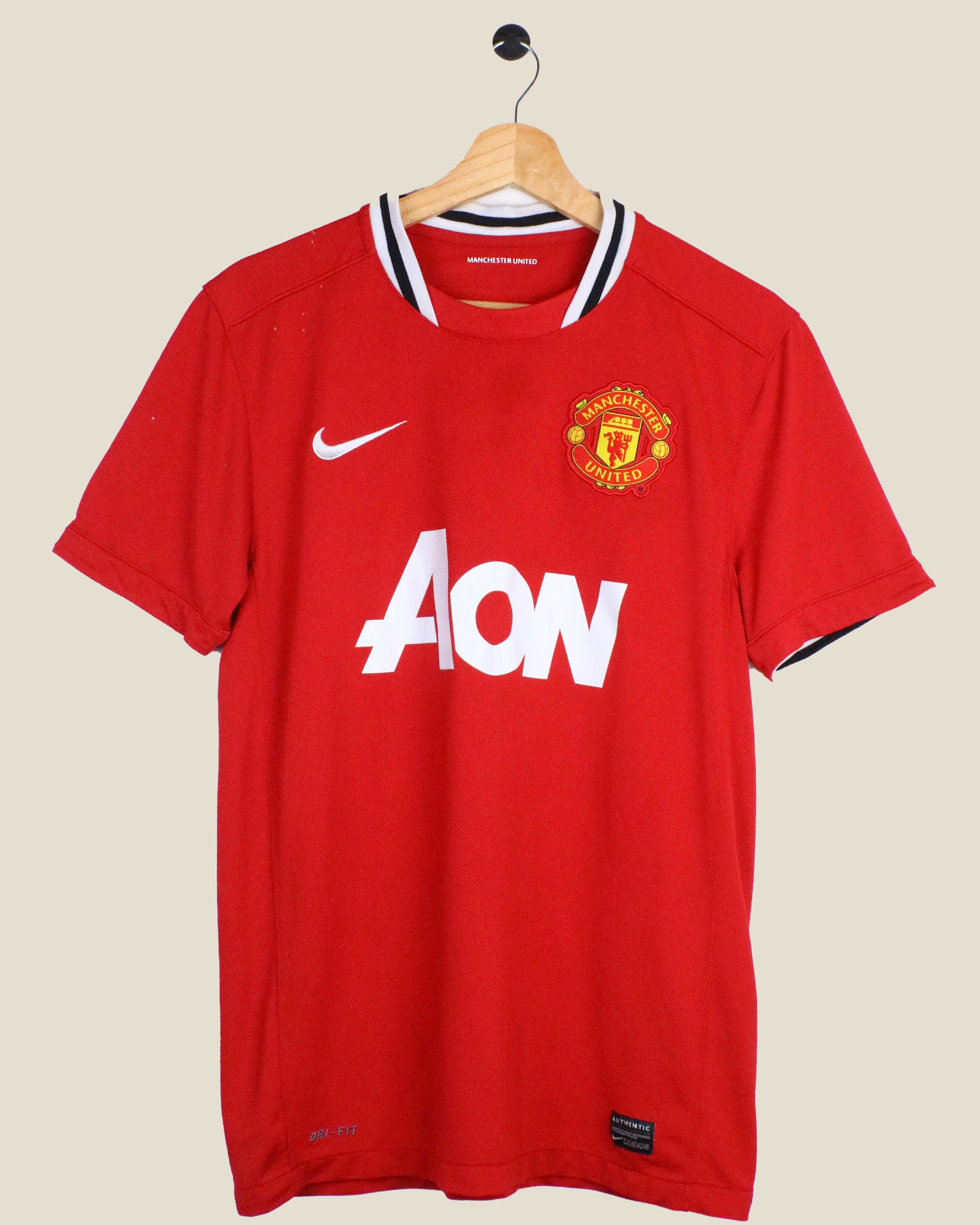 MANCHESTER UNITED 2011/12 JS PARK #13 HOME (M) NIKE