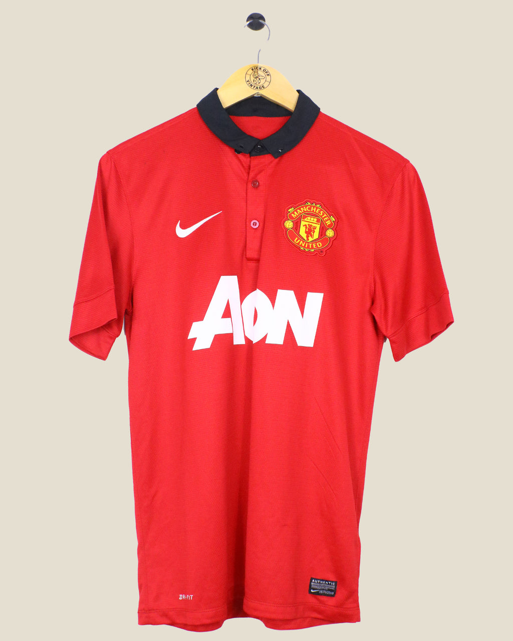 MANCHESTER UNITED 2013/14 VAN PERSIE HOME SHIRT (S) NIKE