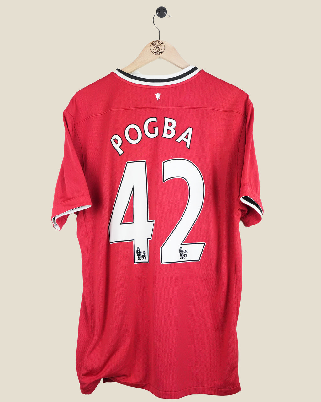 MANCHESTER UNITED 2011/12 POGBA HOME SHIRT (XL) NIKE
